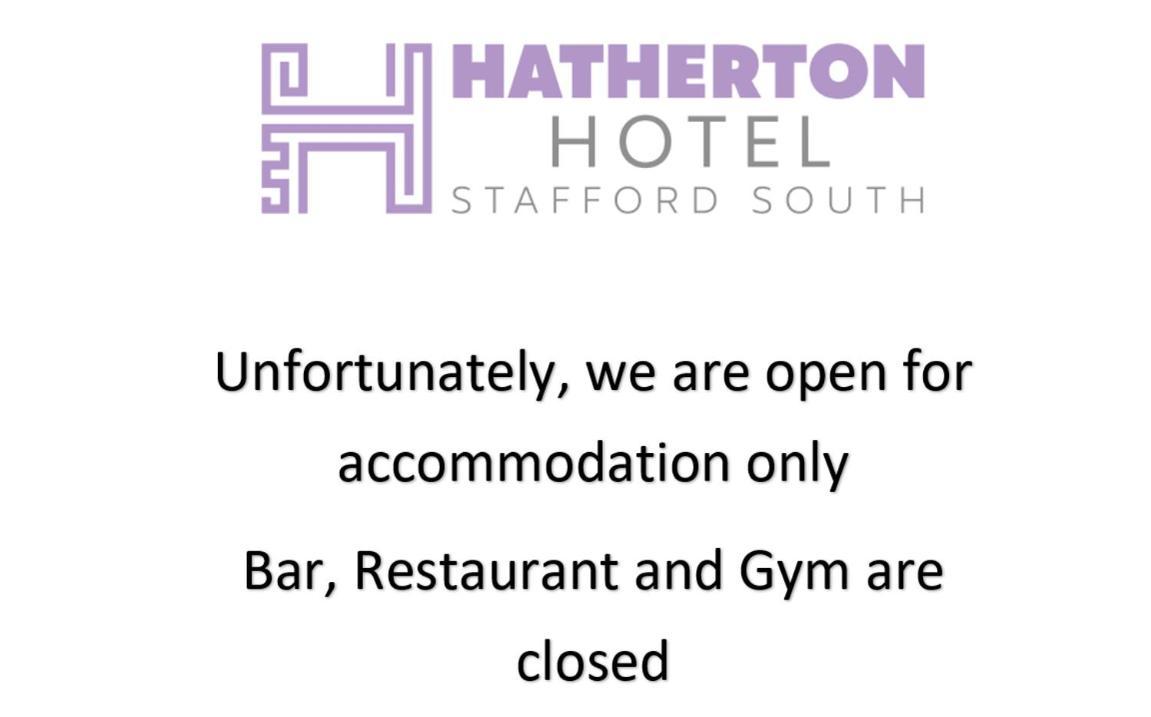 Stafford South Hatherton Hotel Penkridge Zewnętrze zdjęcie